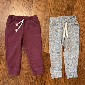 2 pair toddler jogger pants